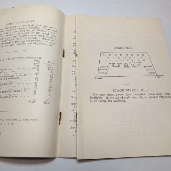 Lot of 4 Minstrel Booklets Denisons Dixie Jubilee Alabama First Part 20s - Picture 11 of 16